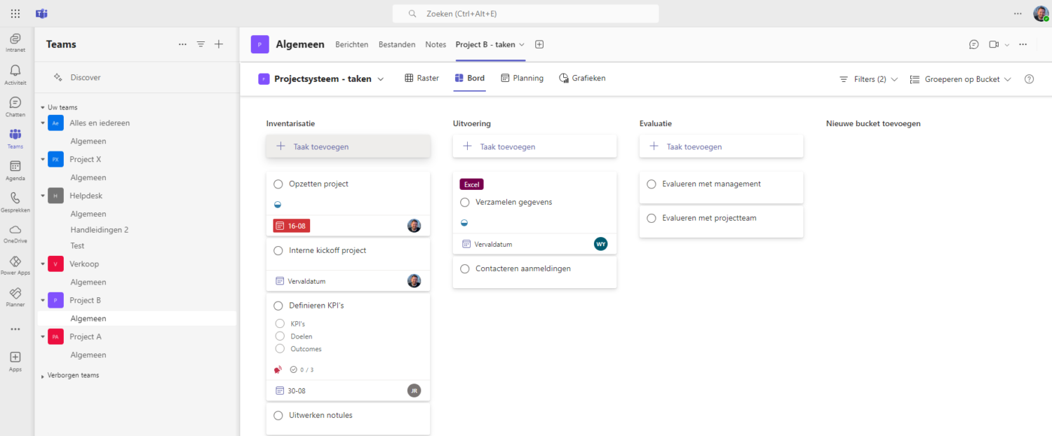 Projectbeheer Rol Projectbeheer in Microsoft 365 - Puur ICT | De Microsoft 365 specialist ...