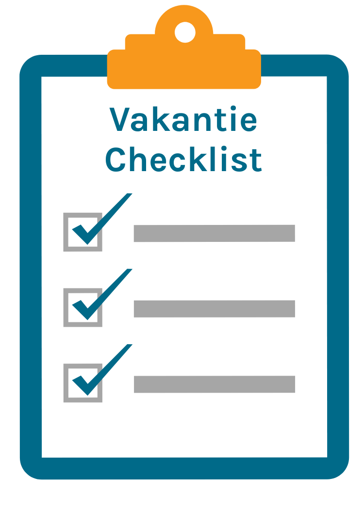 Vakantie checklist werk