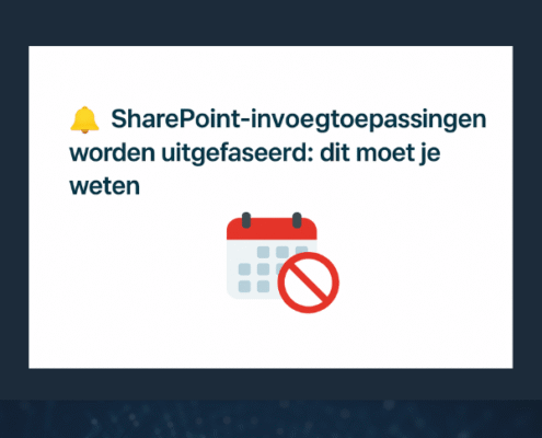 SharePoint invoegtoepassingen uitgefaseerd